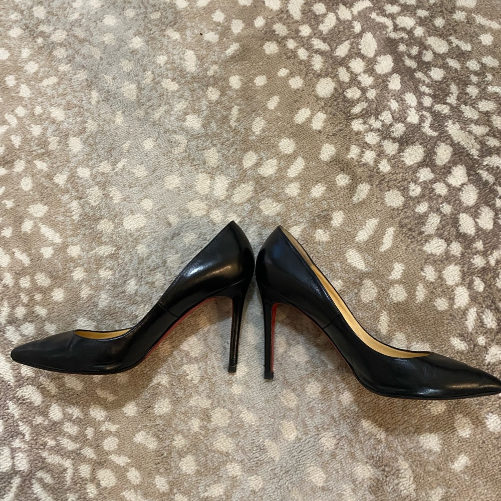 Christian Louboutin black heels 39 1/2